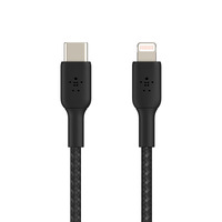 Belkin BoostCharge USB-C to Lightning Braided Cable - For Apple devices - Black 
