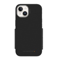 EFM Monaco Armour with Leather D3O Case for iPhone 13/14 - Black/Space Grey