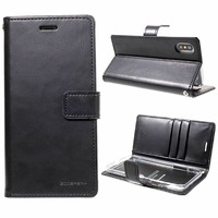Mercury Blue Moon Diary Wallet Leather Case for iPhone 11 Pro - Black