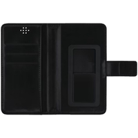 Mercury New Universal Mobile Diary Wallet Leather Case (Small Size) - Black
