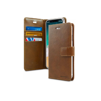 Goospery Bluemoon Diary Case for Apple iPhone 13 Mini - Brown