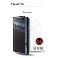 Blacktech Privacy Tempered Glass for Apple iPhone 13/13 pro/14/16e - Clear black edge