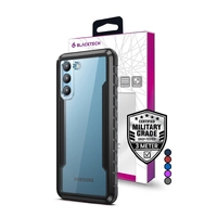 Blacktech Samsung Galaxy S22 Shield Aluminium Case - Black