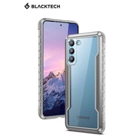 Blacktech Samsung Galaxy S22 Shield Aluminium Case - Grey