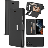 Goospery Rich Diary Case for Samsung Galaxy S22 Plus - Black