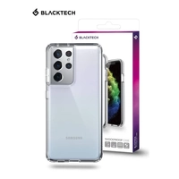 Blacktech Samsung Galaxy S22 Ultra Thick Silicone Case- Clear