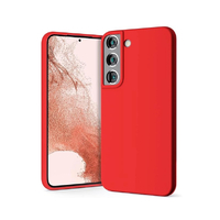 Goospery Silicone Case for Samsung Galaxy S22 - Red