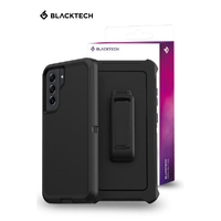 Blacktech Defender Case for Samsung Galaxy S21 FE 5G - Black