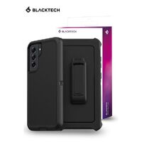 Blacktech Defender Case for Samsung Galaxy A73 - Black