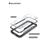 Blacktech Shield Aluminium Case for Apple iPhone 14 - Blue