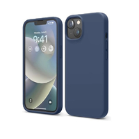 Blacktech Soft Feeling Case for Apple iPhone 14 - Mid Night Blue