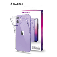 Blacktech Thick Silicone case for Apple iPhone 14 Plus - Clear