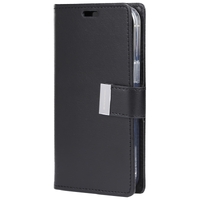 Goospery Rich Diary Case for Apple iPhone 14 - Black