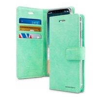 Goospery Bluemoon Diary Case for Apple iPhone 14 Plus - Mint