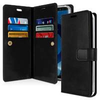 Goospery Mansoor Diary Case for Apple iPhone 14 Pro - Black