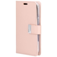 Goospery Rich Diary Case for Apple iPhone 14 Pro - Rose Gold