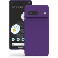 Blacktech Soft Feeling With Soft Micro Fiber Google Pixel 7 Case - Purple