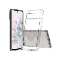 Blacktech Thick Silicon Case for Google Pixel 7 Pro 5G - Clear