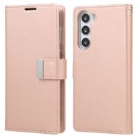 Goospery Rich Diary Case for Samsung Galaxy S23 - Rose Gold