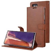 Goospery Bluemoon Diary Case for Samsung Galaxy S23 Plus - Brown