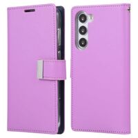 Goospery Rich Diary Case for Samsung Galaxy S23 Plus - Purple/Navy