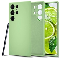 Blacktech Soft Feeling With Soft Micro Fiber Samsung Galaxy S23 Ultra Case - Green