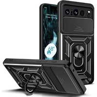 Blacktech Robot Magnetic Google Pixel 8 Pro Case- Black