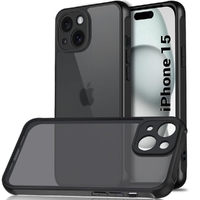 Blacktech Hybrid iPhone 15 Case- Black