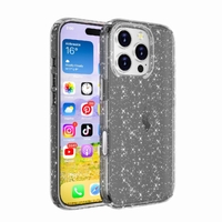 Blacktech Stay Glitter Case For iPhone 15 - Black
