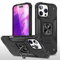 BLACKTECH iPhone 15 Pro Max  Robot Magnetic - Black