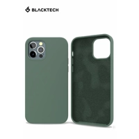 BLACKTECH Soft Feeling With Soft Micro Fiber Case For iPhone 15 Pro Max - Green