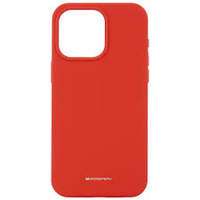 Goospery Mercury Silicone iPhone 15 Pro Max  Case - Red