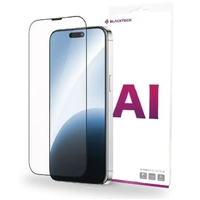 Blacktech AI AUTO 9D Full Cover Tempered Glass For iPhone 15  - Black