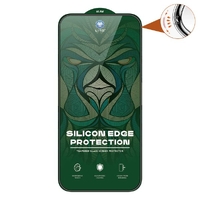 LITO LDG019 D Ultra Silicone Edge Clear Full Glass Guard For iPhone 16 Pro Max - Clear
