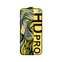  LITO D18 HD PRO Matte Full Glass Full Glue-ESD Glue Guard For iPhone 16 Pro Max - Black