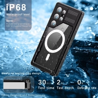 BLACKTECH Samsung Galaxy S25 Ultra  Waterproof (MagSafe Compatible) - Black