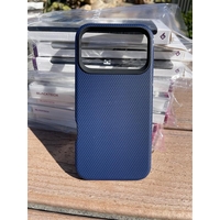 Apple iPhone 17  Pro Max BLACKTECH Triangle Armor (MagSafe Compatible) Case- Navy