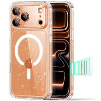  Blacktech Stay Glitter (MagSafe Compatible) iPhone 17 Pro Max Case- Clear