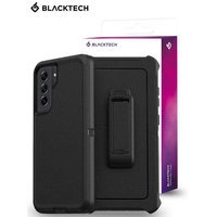 BLACKTECH Samsung Galaxy S25 FE  Defender with Separable Clip - Black