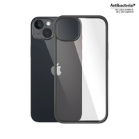 PanzerGlass Anti Bacterial Clear Case for Apple iPhone 15 Plus - Black Edition
