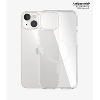 PanzerGlass Anti Bacterial MagSafe Compatible Hard Case for Apple iPhone 15 - Clear