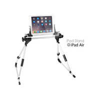 iPad Stand Height 38cm and width 52 cm - Silver/Black