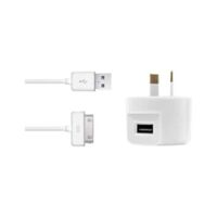 3SIXT Compact USB AC Charger - White