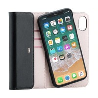 3SIXT NeoClutch for Apple iPhone Xs Max - Black/Dusty Pink