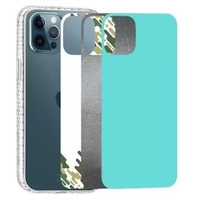 3sixT CustomFlex Smartphone Case for iPhone 12 Pro Max - Clear with 3 Inserts
