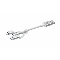 Mophie Tri-Tip Cable - 1M - White