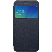 Nilkin Sparkle Leather Case for Oppo 9Rs - Grey