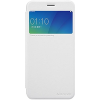 Nillkin Sparkle Leather Case for Oppo 9Rs - White