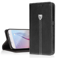 Xundd Noble Wallet Case for Apple iPhone 6/6S - Black