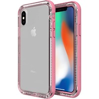 LifeProof Next - Premium Drop Proof, Clear Case for iPhone X/Xs - Cactus Rose
